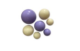 Čokoládové koule Levandulovo-bílé