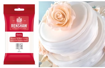 Bílá potahovací hmota Renshaw Extra White 250 g