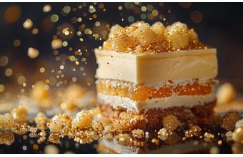 Zlatý dekorační cukr krystal - 1,8 kg