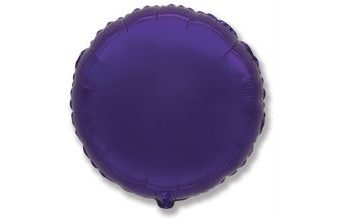 Balón foliový 45 cm Kulatý fialový