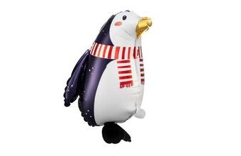 Balón foliový chodící Tučňák - Pinguin - 43 cm