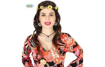 Hippies sada přívěšek + náušnice