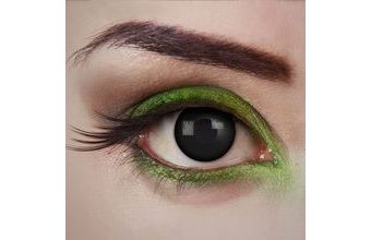 Kontaktní čočky - Černé - Halloween