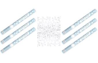 Konfety svatební 60 cm 6 ks BÍLÍ MOTÝLCI