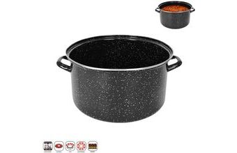 Kastrol smalt hnědý LEM 15 l