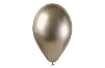 Balónek chromovaný 1 KS lesklý prosecco - 33 cm