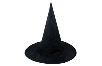klobouk černý čarodějnický pro dospělé