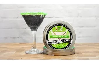 Zelený cukr na okraje koktejlů - Green Cocktail Rimming Sugar - 113 g