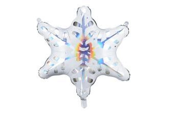 Balón foliový sněhová Vločka - Vánoce - 60 cm