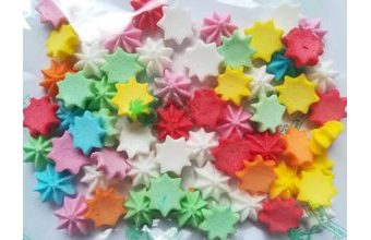 Pucky barevné pusinky