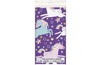 Ubrus foliový Jednorožec - Unicorn 1,37 m x 2,13 m