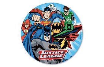 Jedlý papír Superman, Flash, a Batman 20 cm