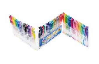 Sada gelových barevných per - 60 ks