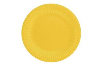 Talíře žluté 18 cm - 6 ks