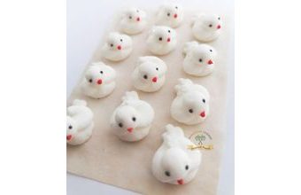 Cukrové dekorace holubičky