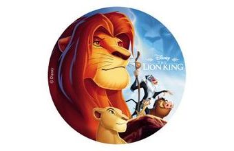 Jedlý papír Lví Král 20 cm