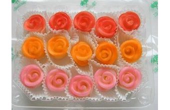 Dortové růže Mini - stříkaná mix