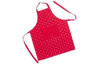 Zástěra kuch. bavlna TEČKA