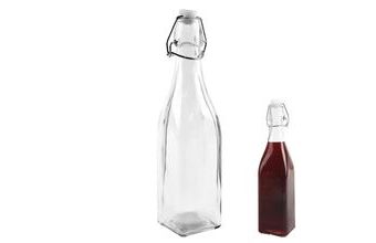 Láhev sklo CLIP uzávěr 1l hr