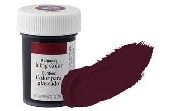 Gelové barvy Wilton Burgundy (vínová)