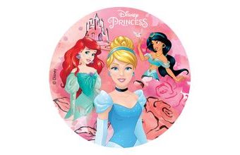 Jedlý papír Disney princezny 20 cm