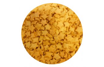 Cukrové zdobení hvězdičky zlaté 50g