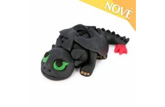 Figurka 3D 60g drak dráček černý