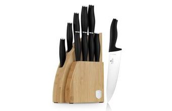 BERLINGERHAUS Sada nožů se stojanem BAMBOO 10 ks Matte Black Collection BH-2979