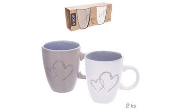 Hrnek ker. DOUBLE LOVE 0,14 l 2 ks