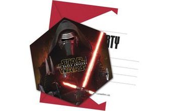 Pozvánky STAR WARS - Hvězdné Války - The Force Awaknes - 6 ks