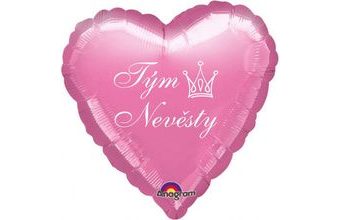 Tým nevěsty balónek foliový růžový