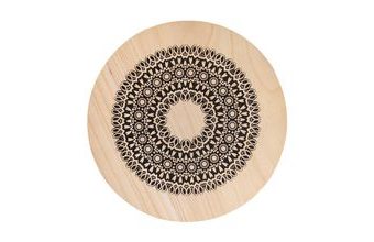 Podložka pod hrnec dřevo MANDALA pr. 20 cm