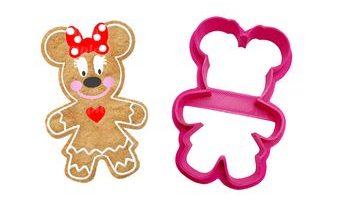 Vykrajovátko Minnie Mouse je paní Perníčková - 3D tisk
