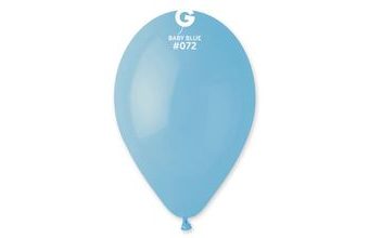 Balonky 100 ks baby modré 26 cm pastelové