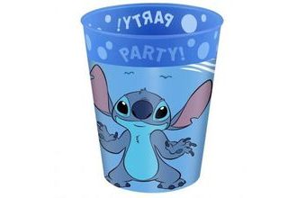Plastové kelímky Stitch a Angel - 250 ml - 4 ks