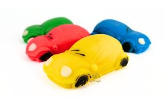 Jedlá figurka 4 - Autíčko žluté