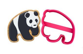 Vykrajovátko Medvěd Panda - 3D tisk