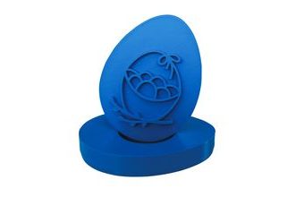 Plastové 3D vykrajovátko Vejce s košíkem - 5 cm