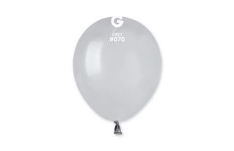 Balónek latexový GEMAR 13 cm – Šedý, 1 KS