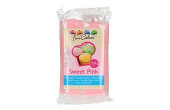 Růžový rolovaný fondant Sweet Pink (barevný fondán) 250 g