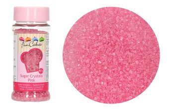 Růžový dekorační cukr krystal - 80 g
