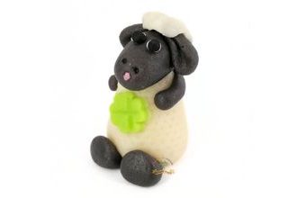 Příležitostná postavička ovečka se čtyřlístkem