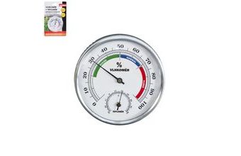 Vlhkoměr+teploměr plast univerzální