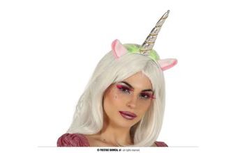 Čelenka JEDNOROŽEC / UNICORN - stříbrná