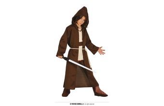 Kostým - hnědý plášť - Star Wars Jedi - vel. (10-12 let)