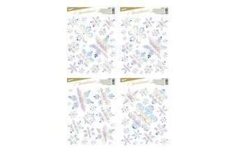 okenní fólie vánoce hologram 30x42cm