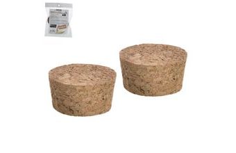 Zátka korek - 2 ks, 4,8x4,4x2,4 cm