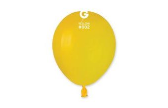 Balónek latexový MINI - 13 cm – Žlutý - 1 KS