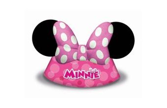Papírové kloboučky myška Minnie "Minnie Happy Helpers", 6 ks