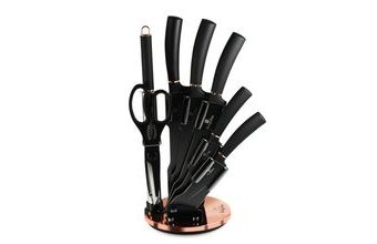 Sada nožů ve stojanu 8 ks Black Rose Collection BERLINGERHAUS BH-2421